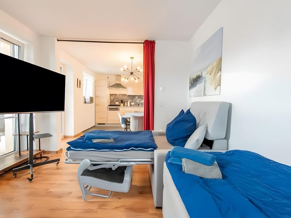 Property building, Living room, Bedroom