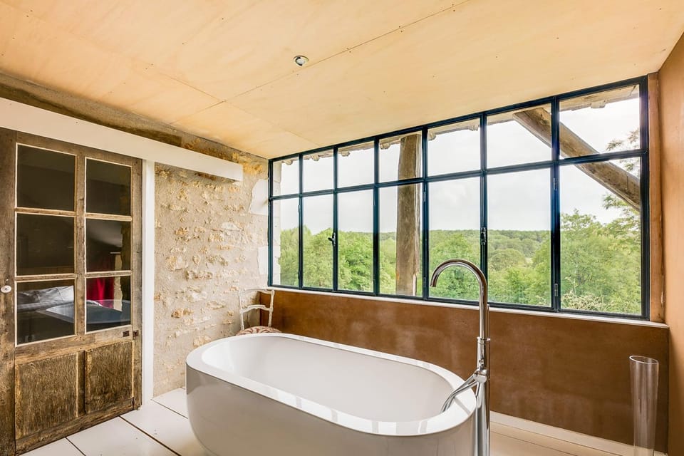 La Petite Maison Farmhouse terrace and pool House in Centre-Val de Loire