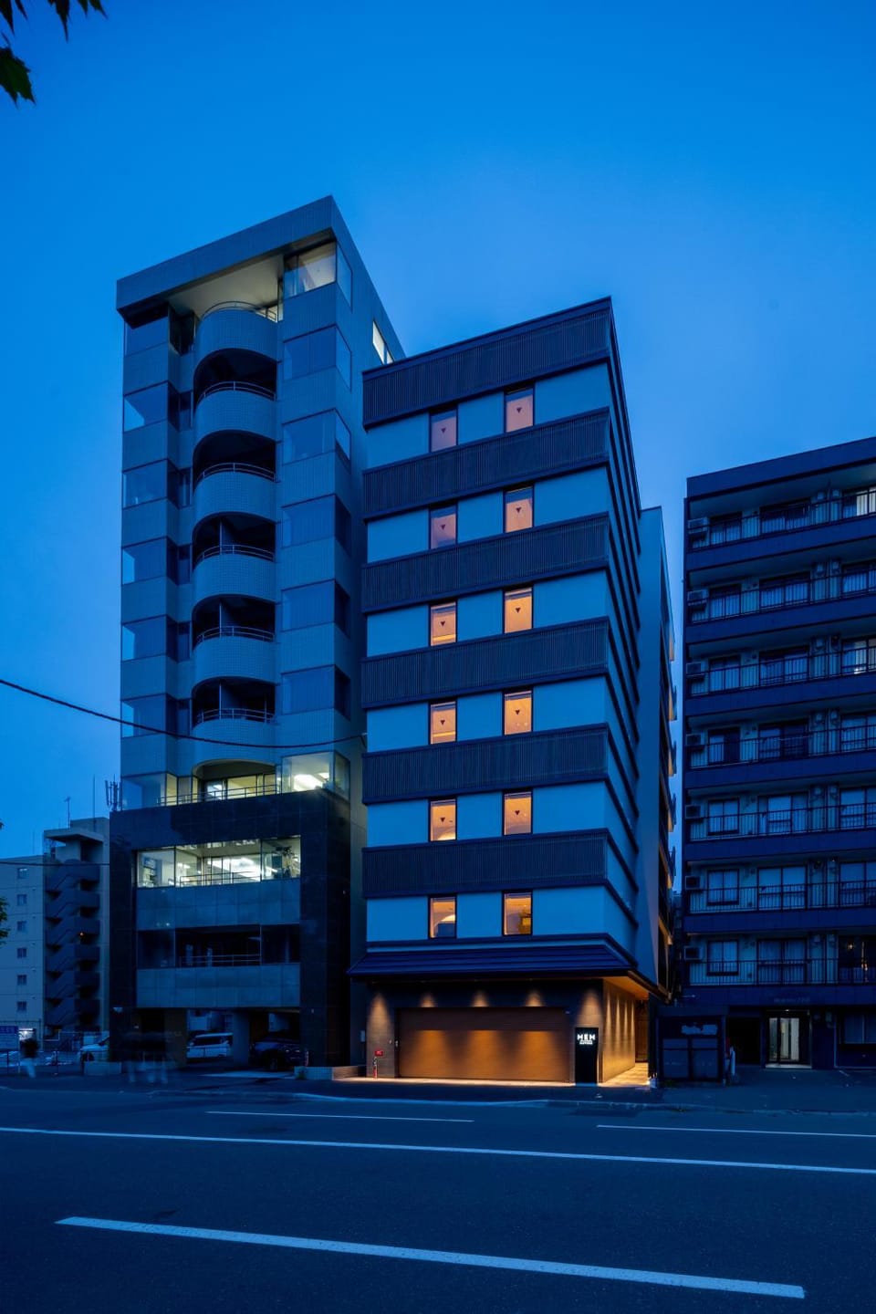 Property building, Night