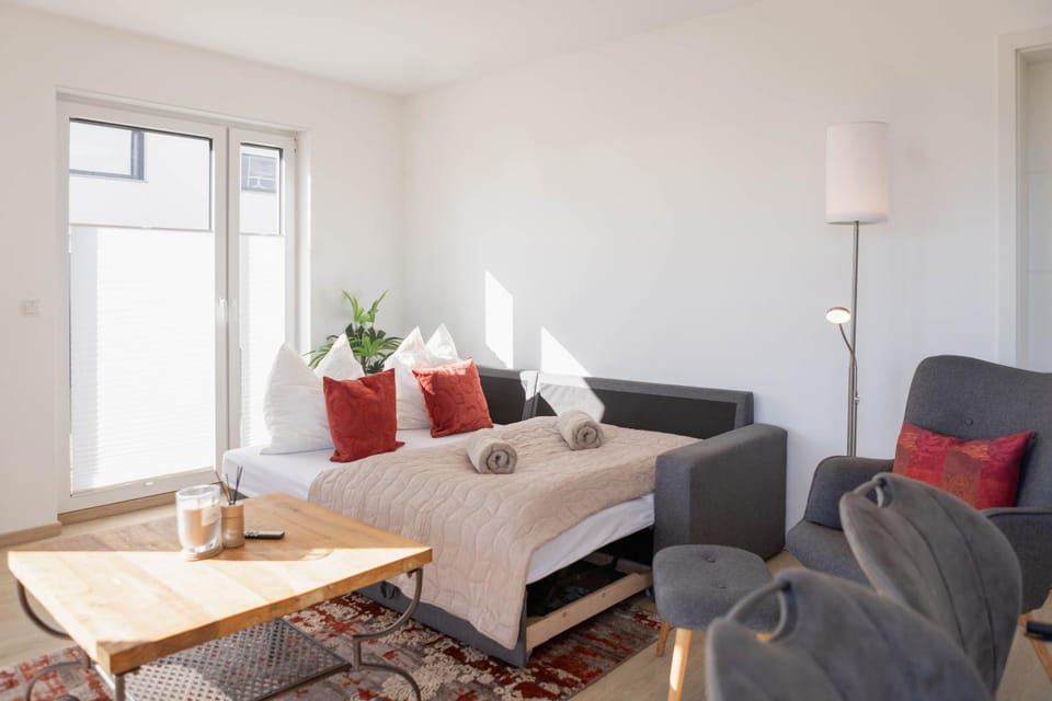 Bed, Living room, Photo of the whole room