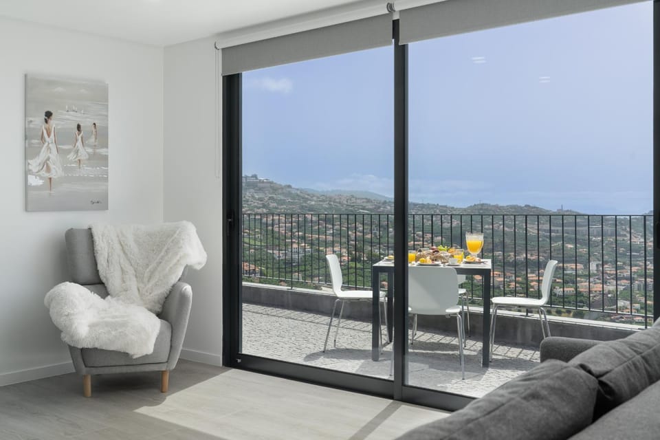 Day, View (from property/room), Balcony/Terrace, Living room, Other, Seating area, Mountain view