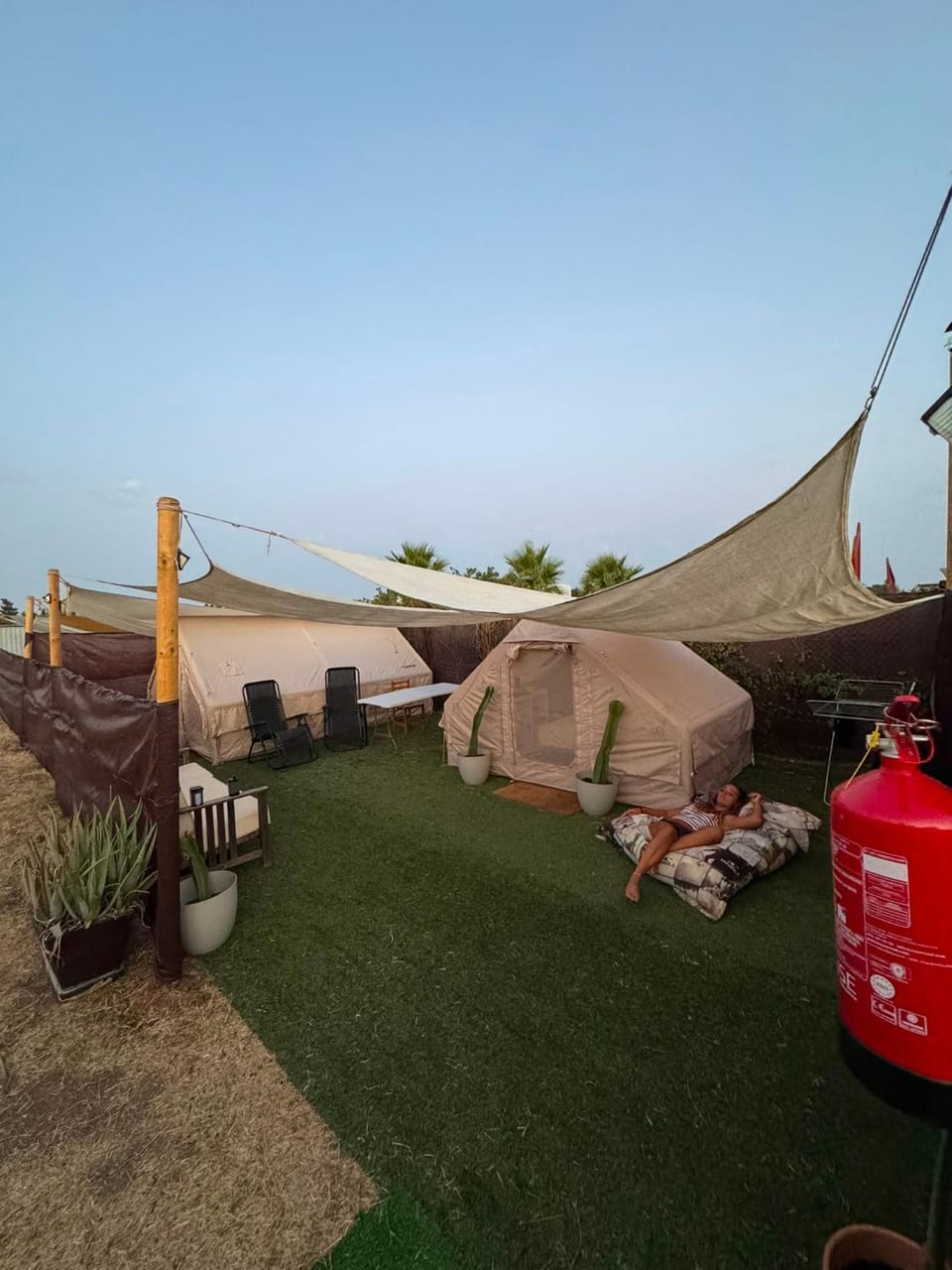 Eco Camp El Palmar Luxury tent in La Janda