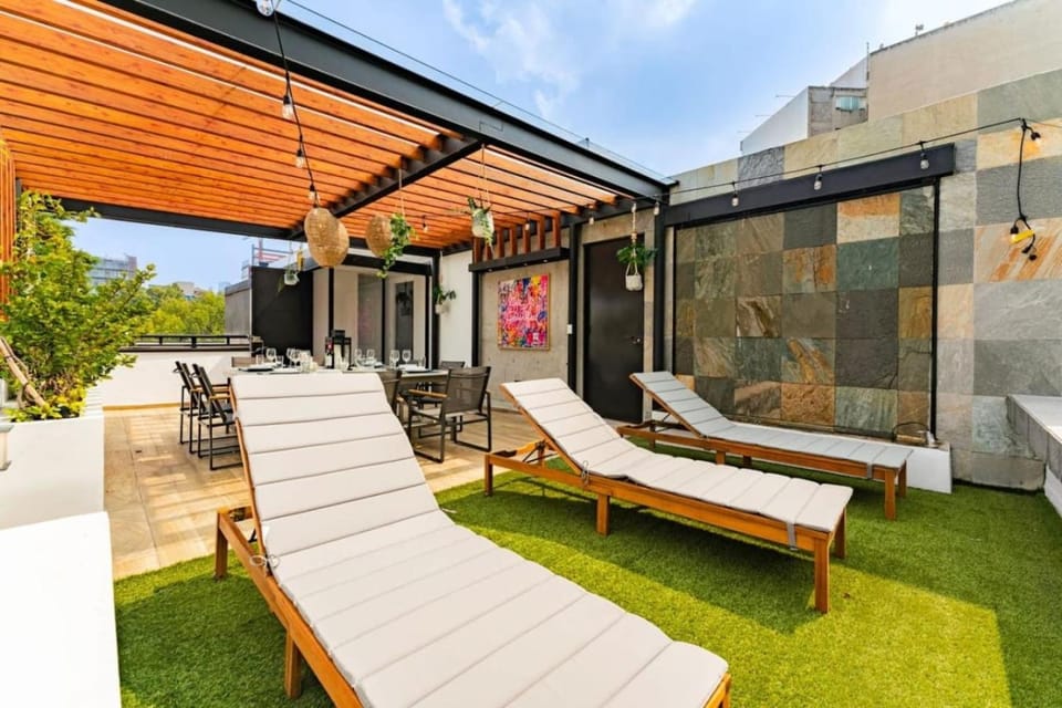 Polanco Penthouse Private Rooftop, Top Location House in Mexico City