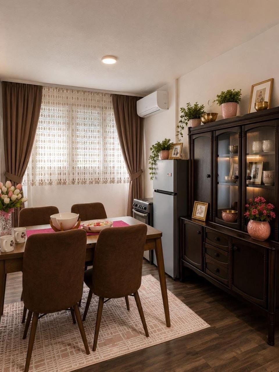 Kitchen or kitchenette, Seating area, Dining area, minibar, oven