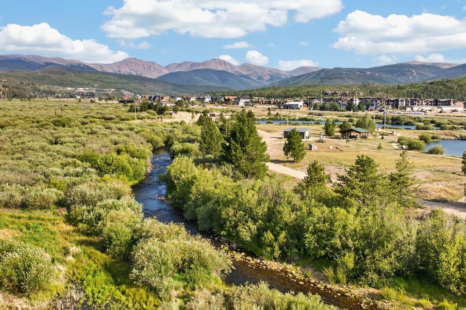 Day, Natural landscape, Bird's eye view, Summer, River view