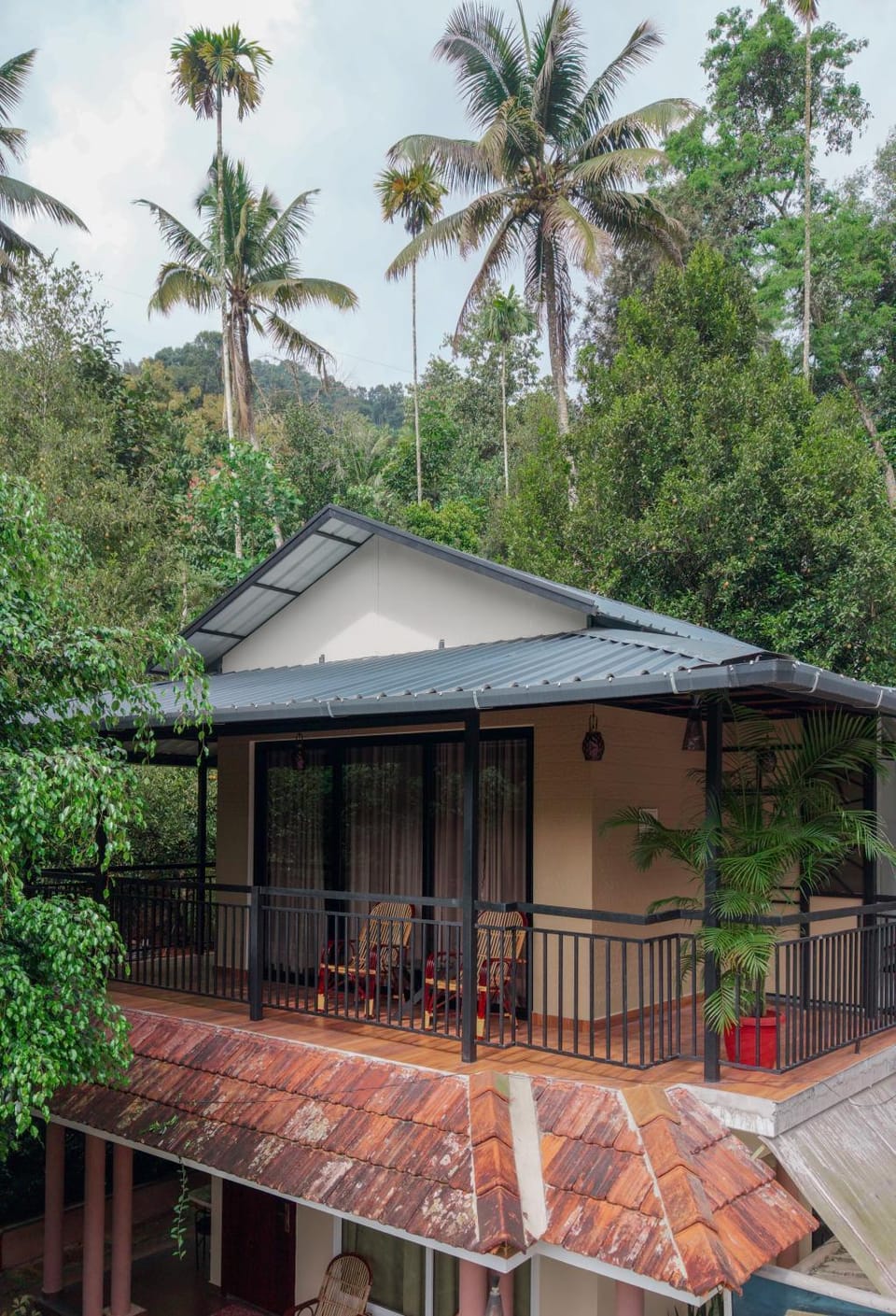 Property building, Garden view