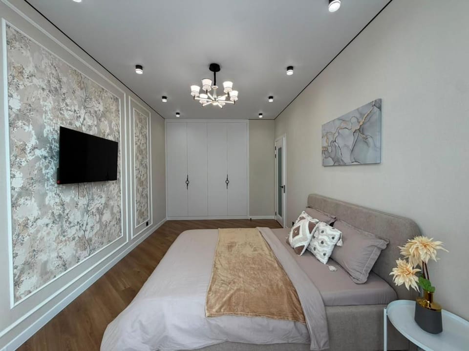 Bright apartment near Barys Arena New house Apartment in Kazakhstan