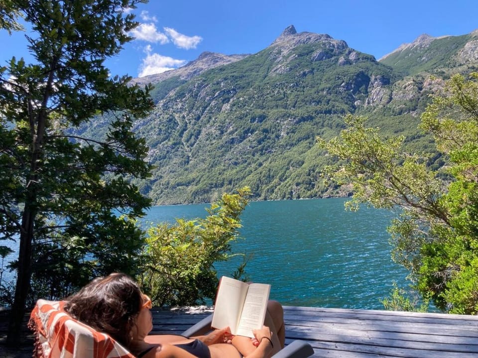 Off-Grid Lake Espolón, Boat-Only, Patagonia Chalet in Los Lagos, Chile