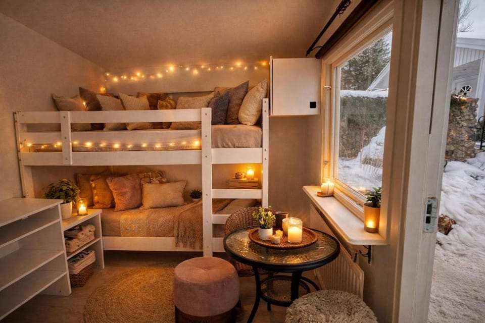 Cozy Ny Cabin near Nature, Lake, Sea and Stockholm Cabin in Stockholm County