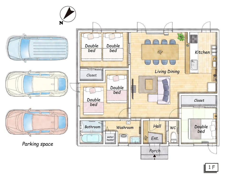 Floor plan, Parking