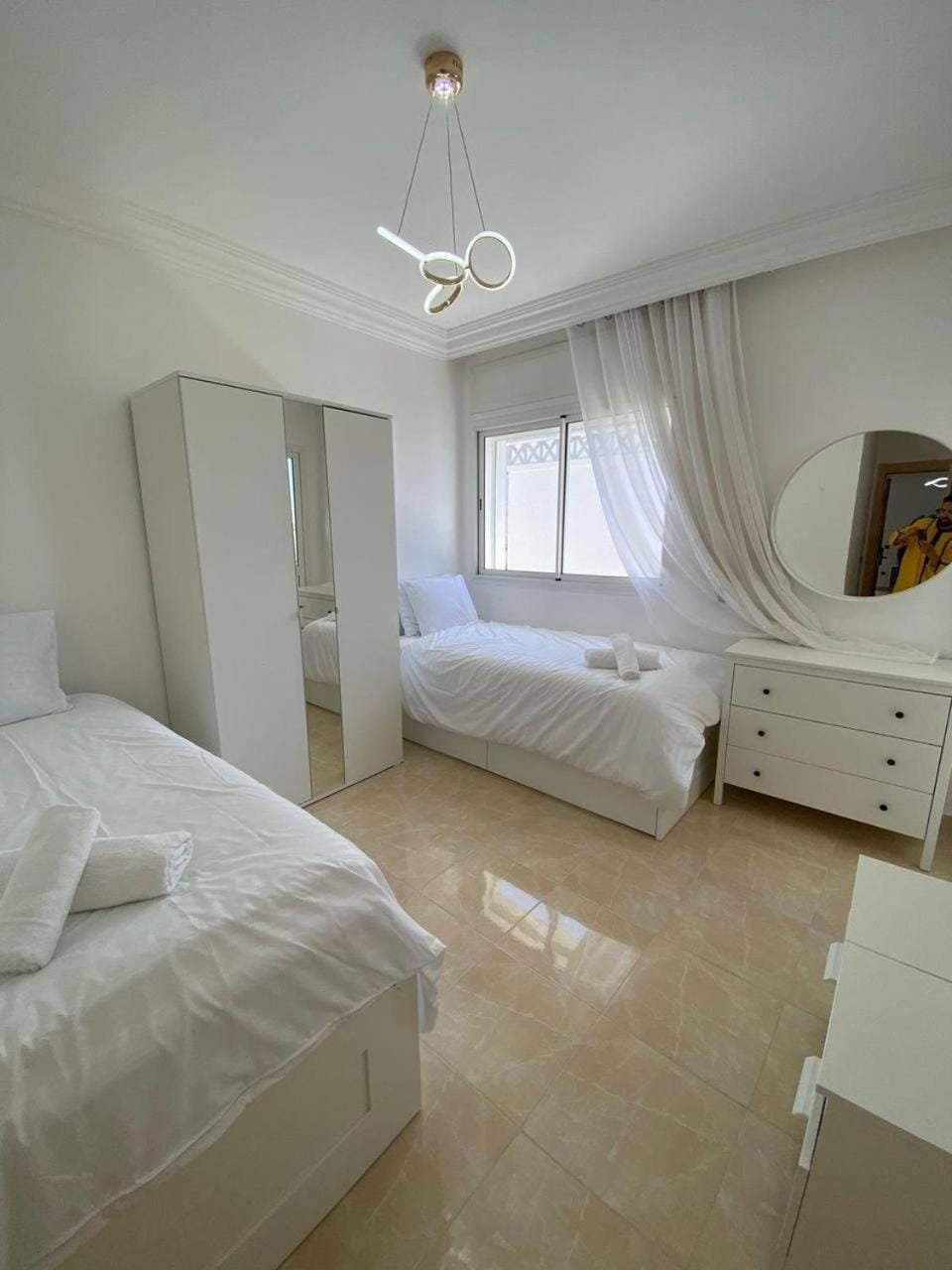 Bed, Photo of the whole room, Bedroom, wardrobe