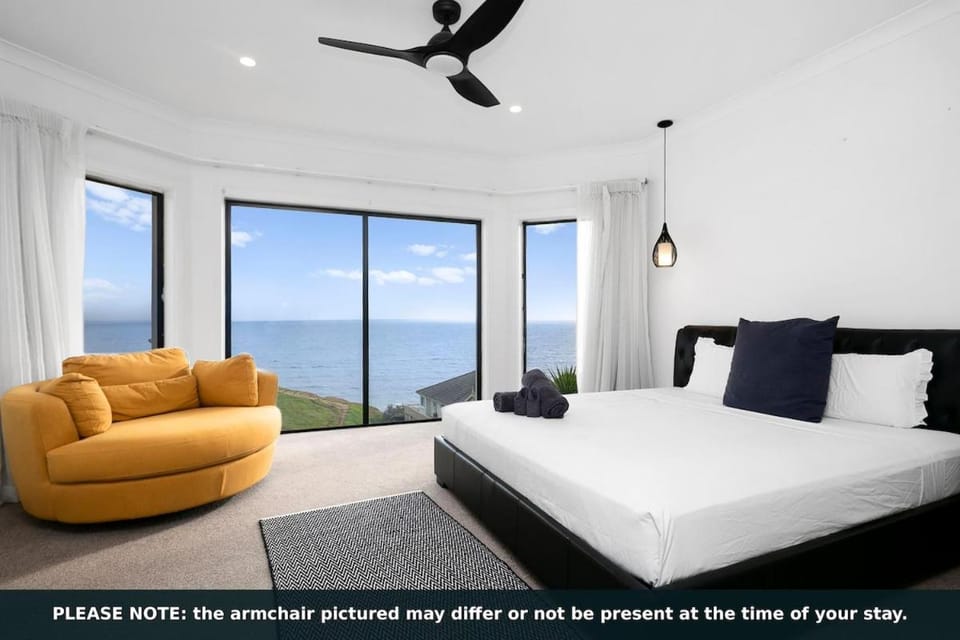 Ocean View Home with Pool - Balcony - Sleeps 10 House in Hallett Cove