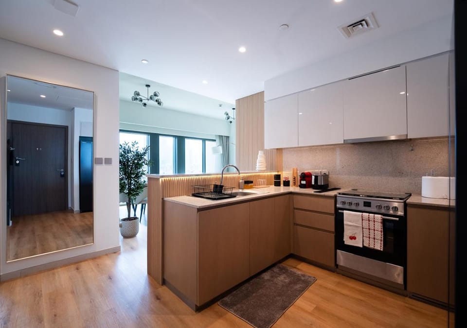 Coffee/tea facilities, Kitchen or kitchenette, oven, toaster