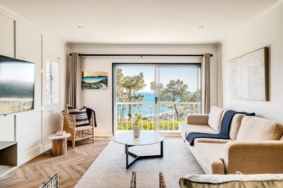Living room, Seating area, Sea view