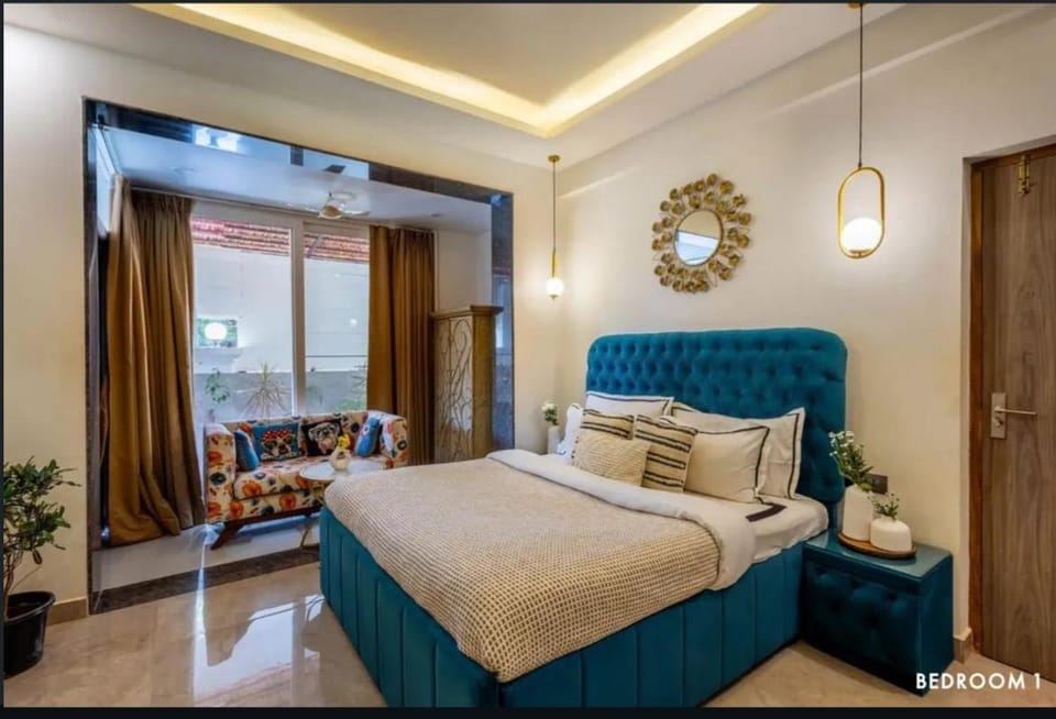 Luxury 6BHK Villa with Private Pool and Jacuzzi Near Candolim Villa in Goa, India
