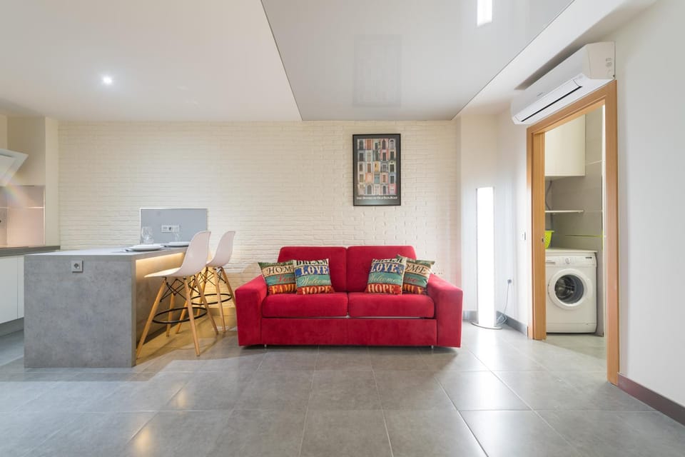 Kitchen or kitchenette, Living room