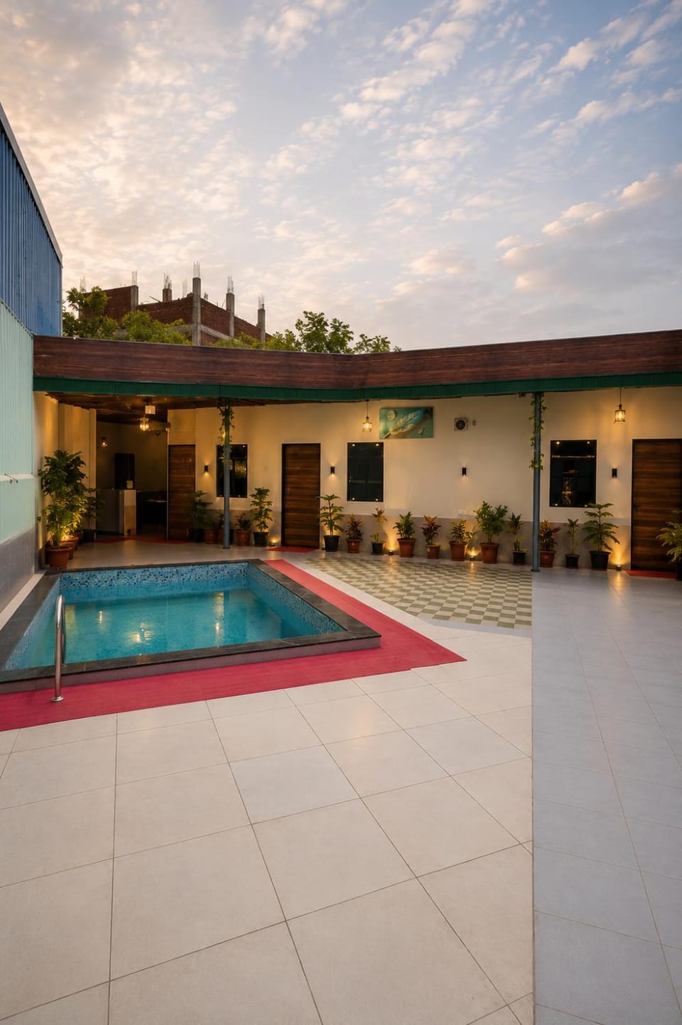 cozy 2 BR with private pool near Hyatt House in Jaipur