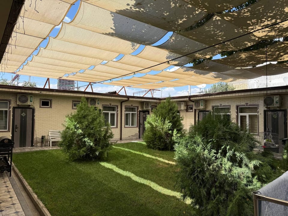 Property building, Spring, Garden view