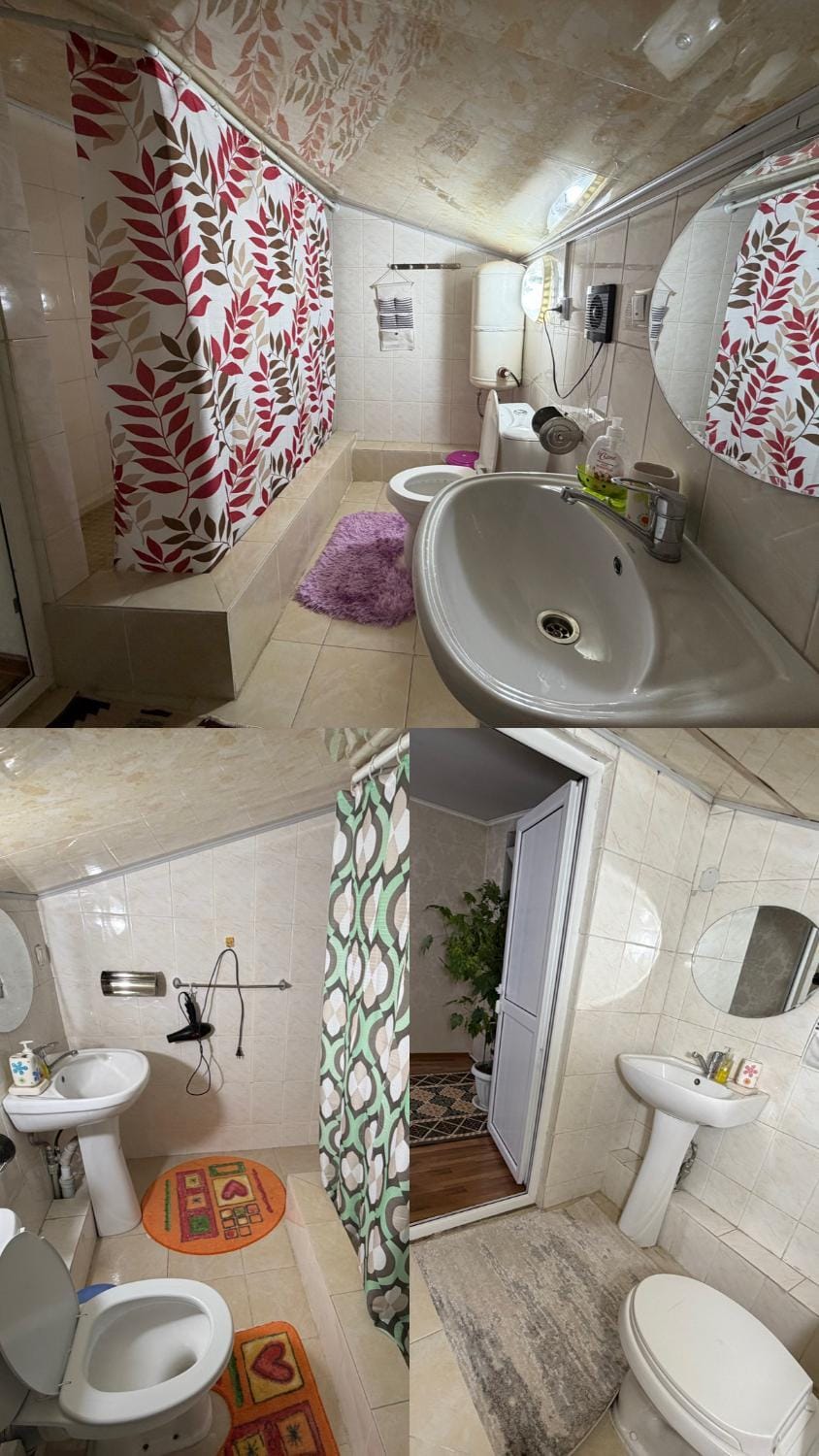 Shower, Toilet, Bathroom, towels