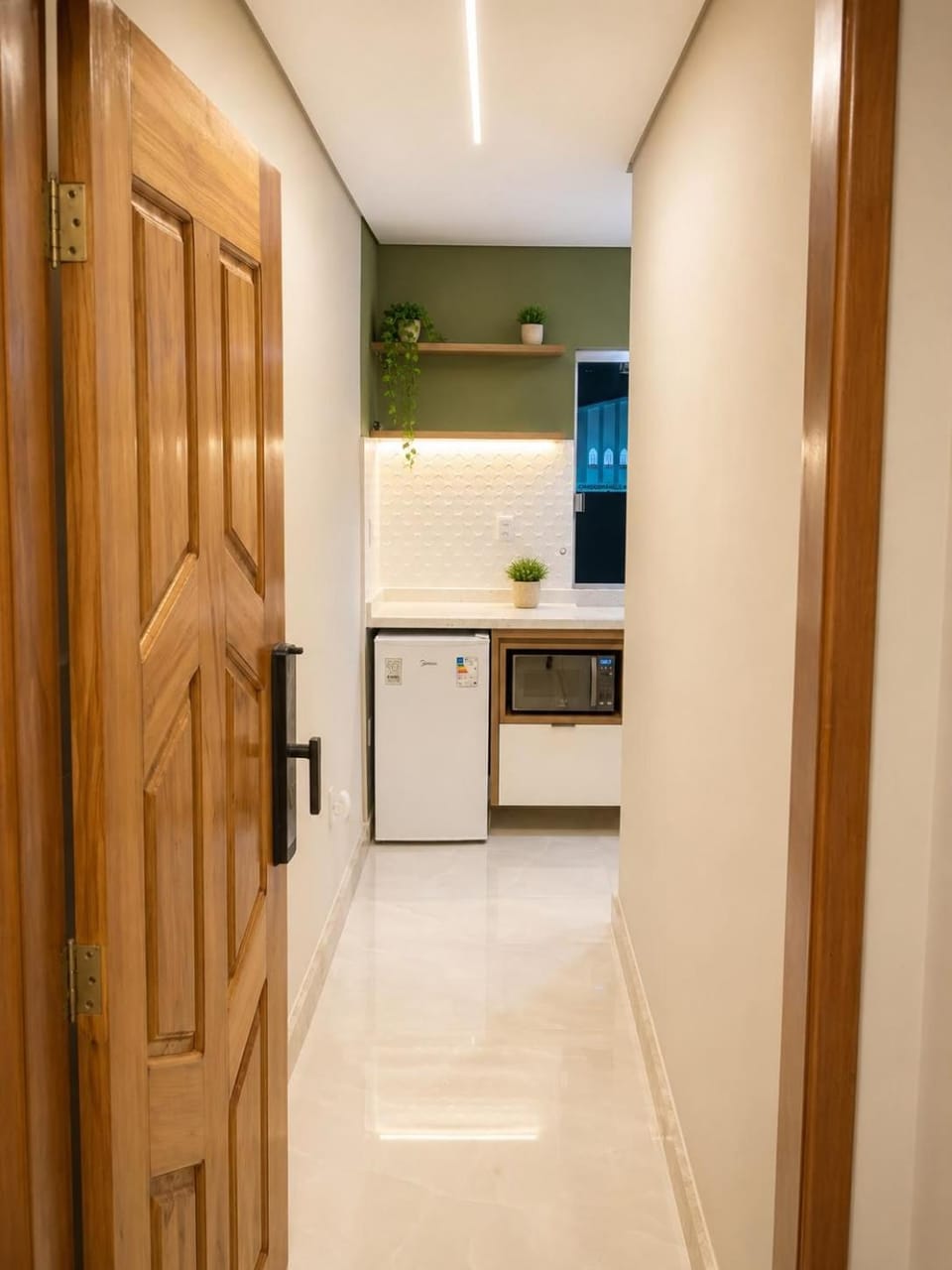 microwave, minibar