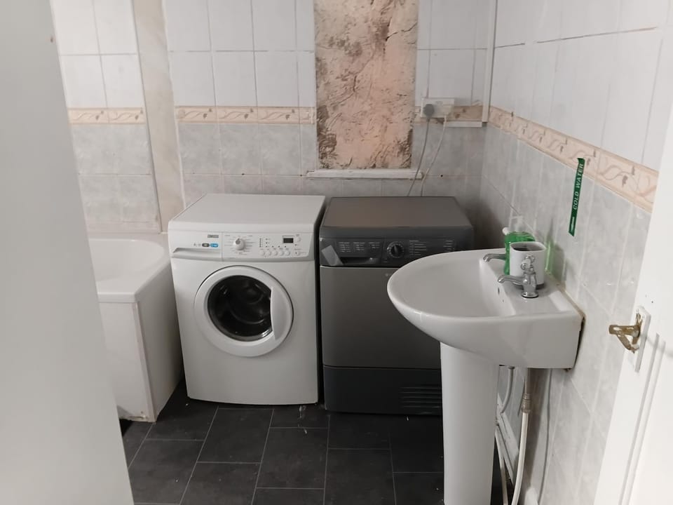 Bathroom, washing machine