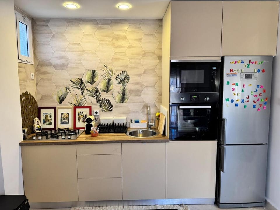 Coffee/tea facilities, Kitchen or kitchenette, minibar, oven, stove