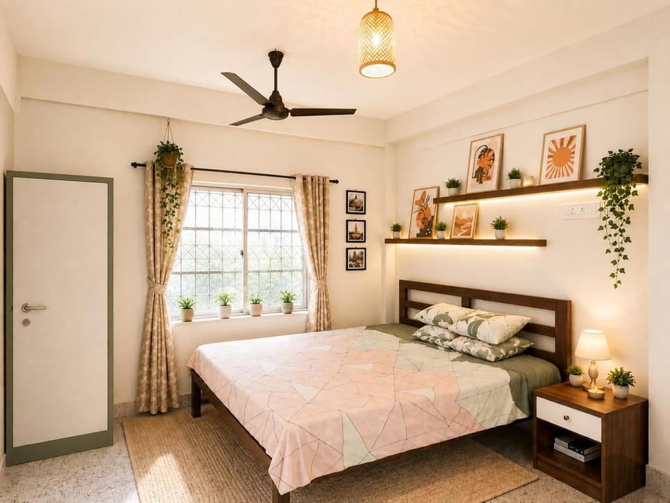 Bed, Bedroom