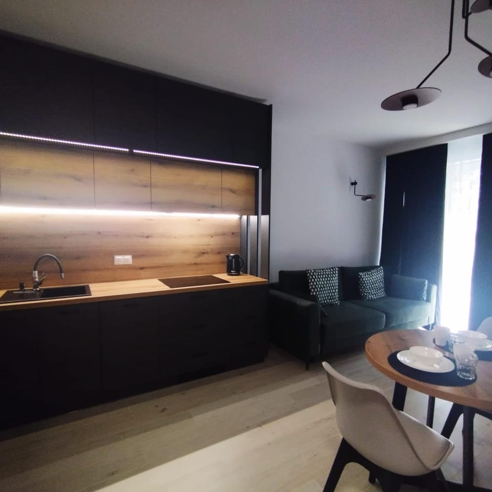 Kitchen or kitchenette, Living room