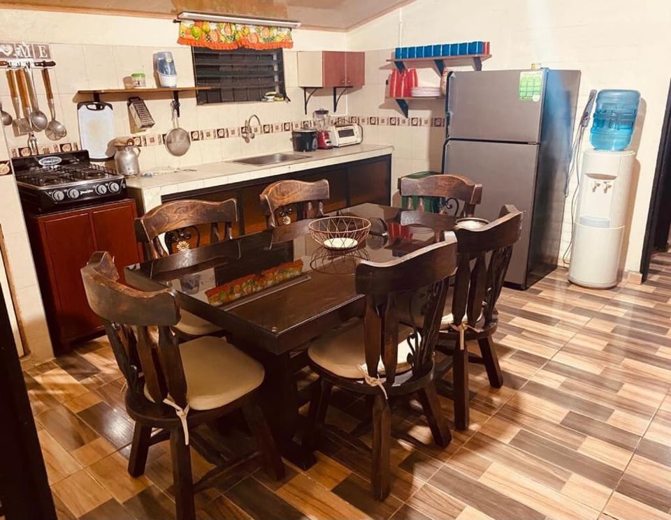 Dining area, dishwasher, stove