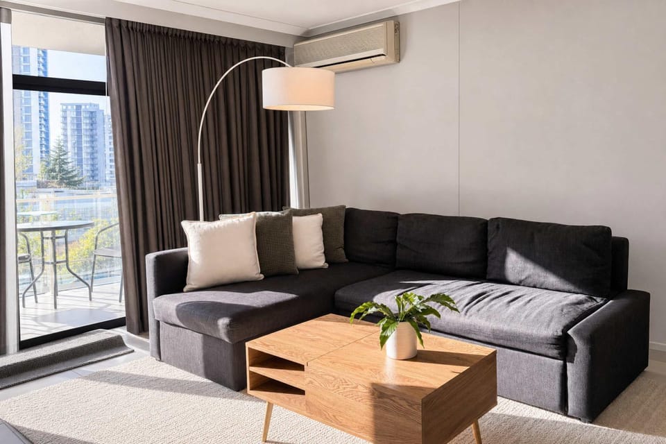 Living room, air conditioner