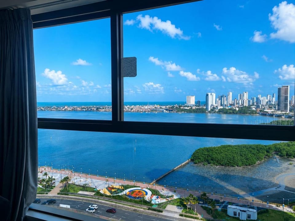 Apartamento em Recife Vista MAR - Cais 1409 Apartment in Recife