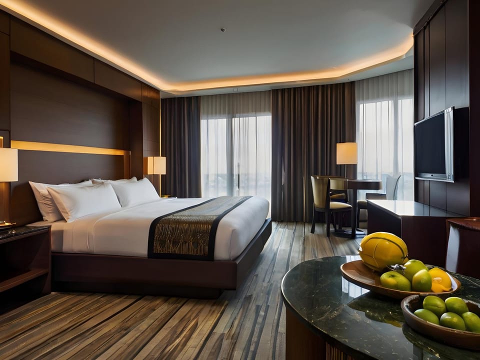 Communal lounge/ TV room, Bed, TV and multimedia, Living room, Food and drinks, Photo of the whole room, Seating area, Evening entertainment, Bedroom, Food, hair dresser