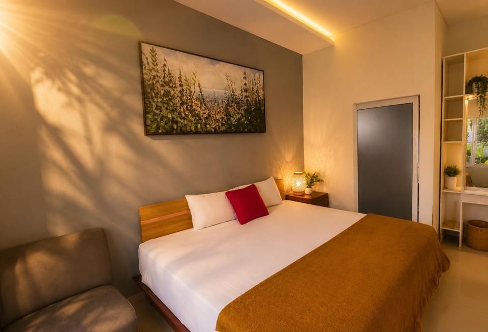 Bed, Photo of the whole room, Bedroom