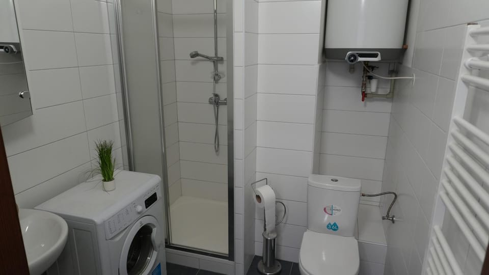 Shower, Toilet, Bathroom, washing machine
