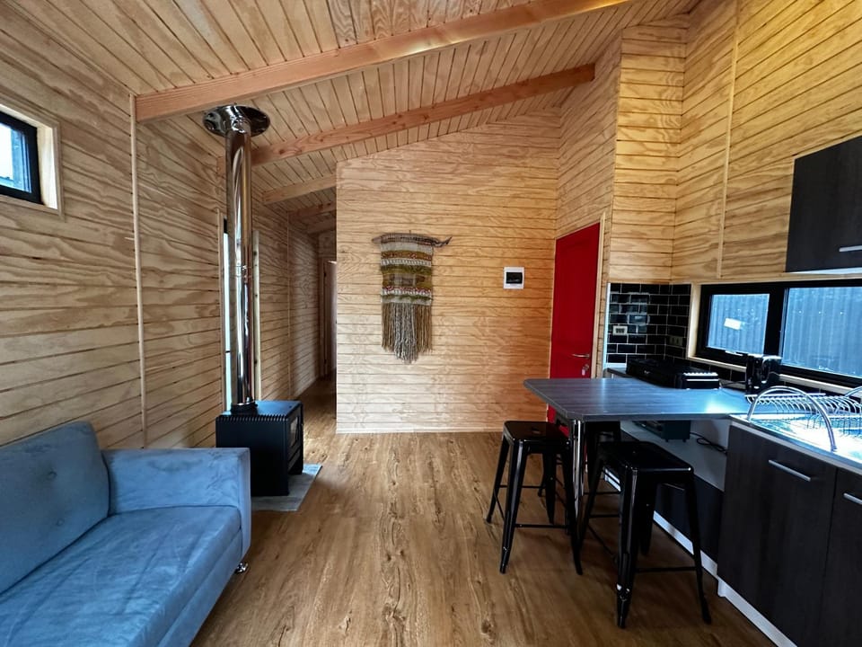 Kitchen or kitchenette, Living room, Dining area