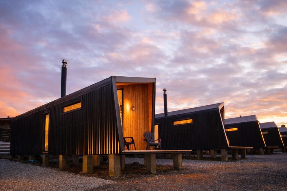 Property building, Sunset