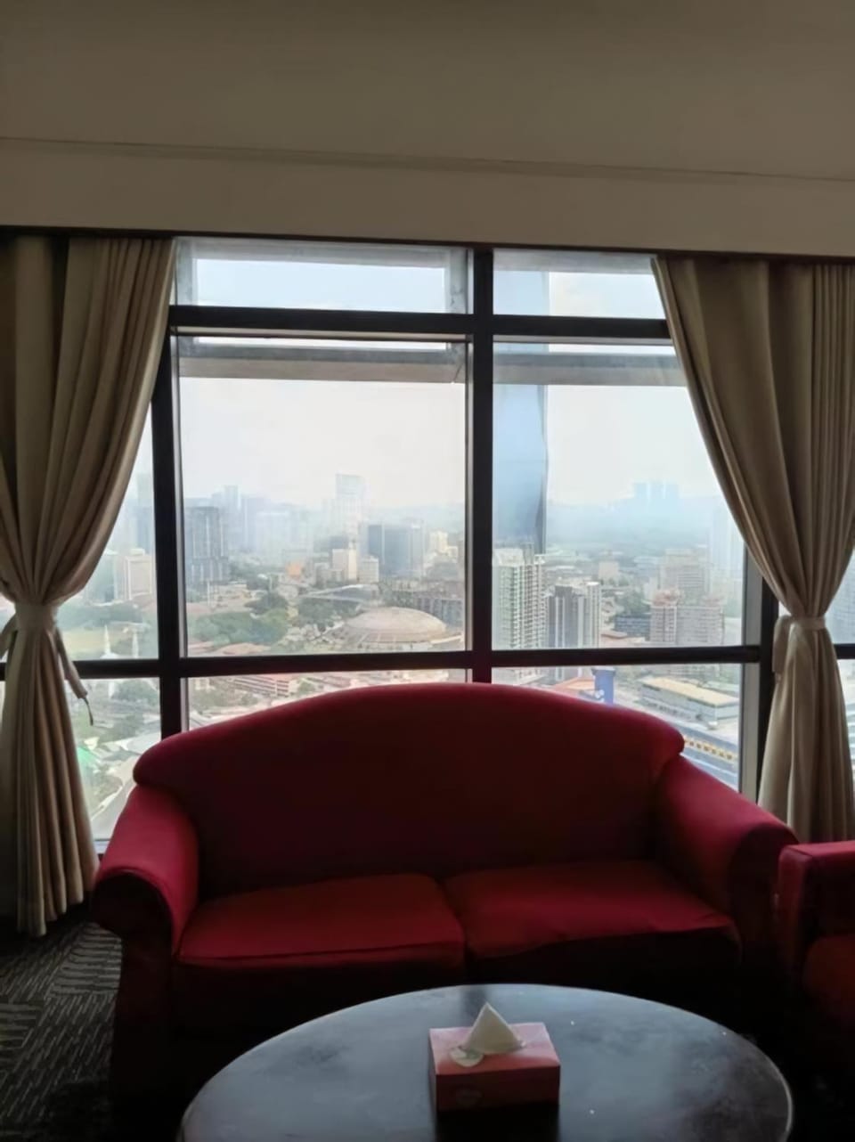 Natural landscape, Living room, Seating area, Mountain view