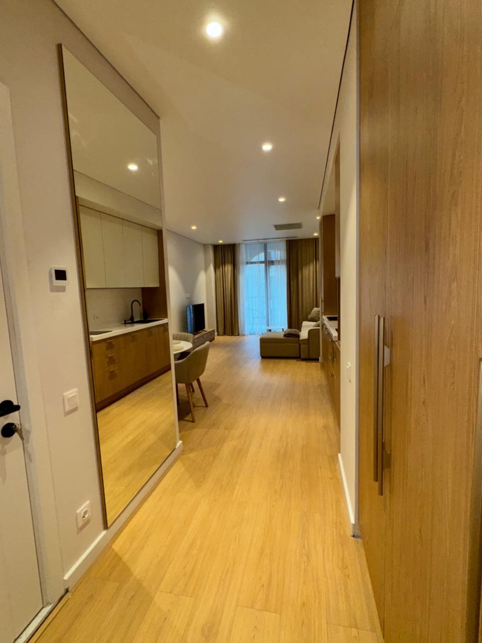 Photo of the whole room, wardrobe