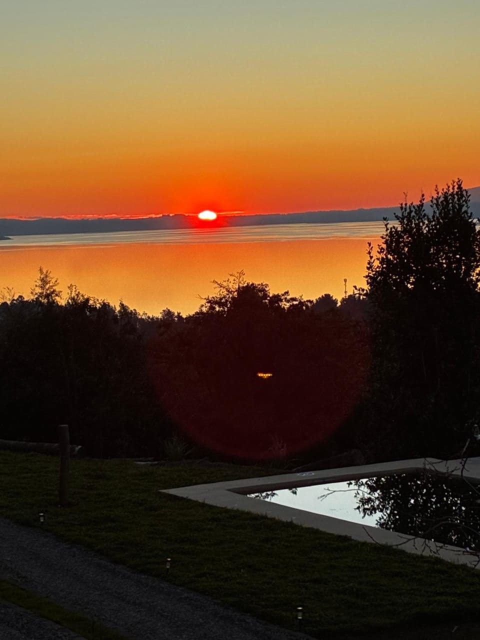 Lake view, Sunset