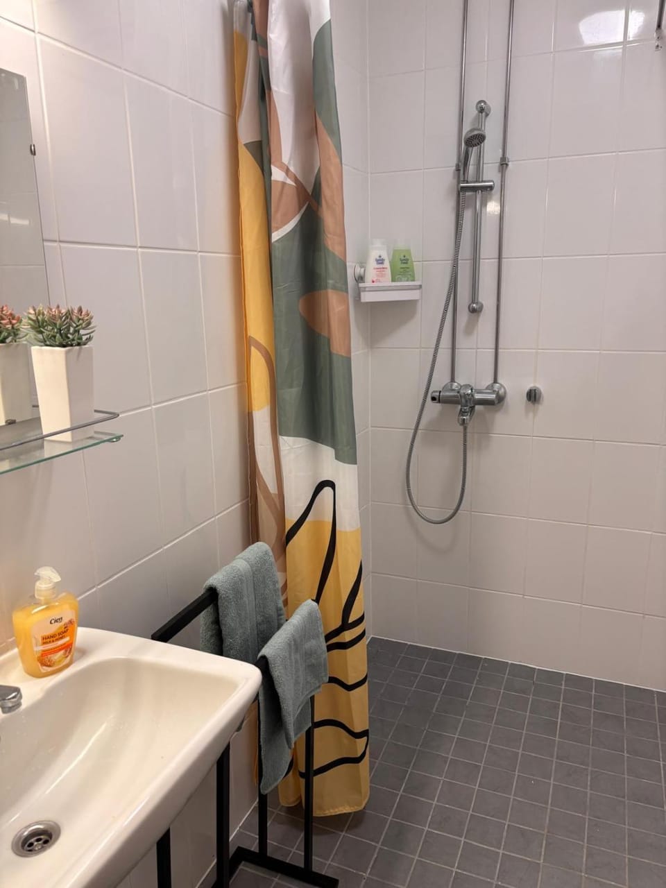 Shower, towels
