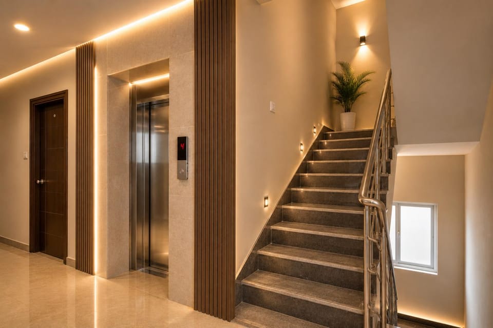 Lobby or reception, elevator