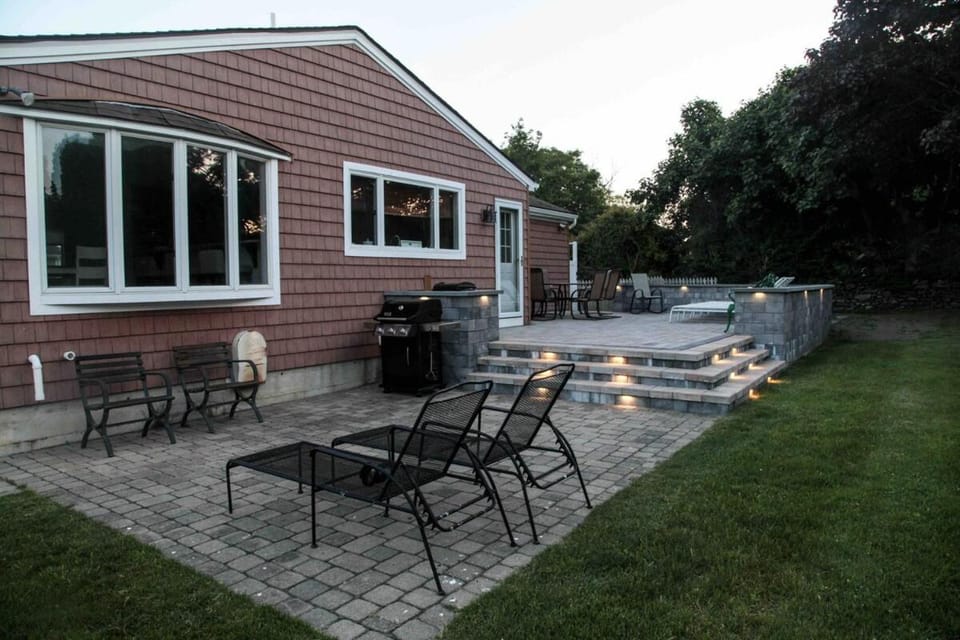 Seating area, Garden view, sunbed