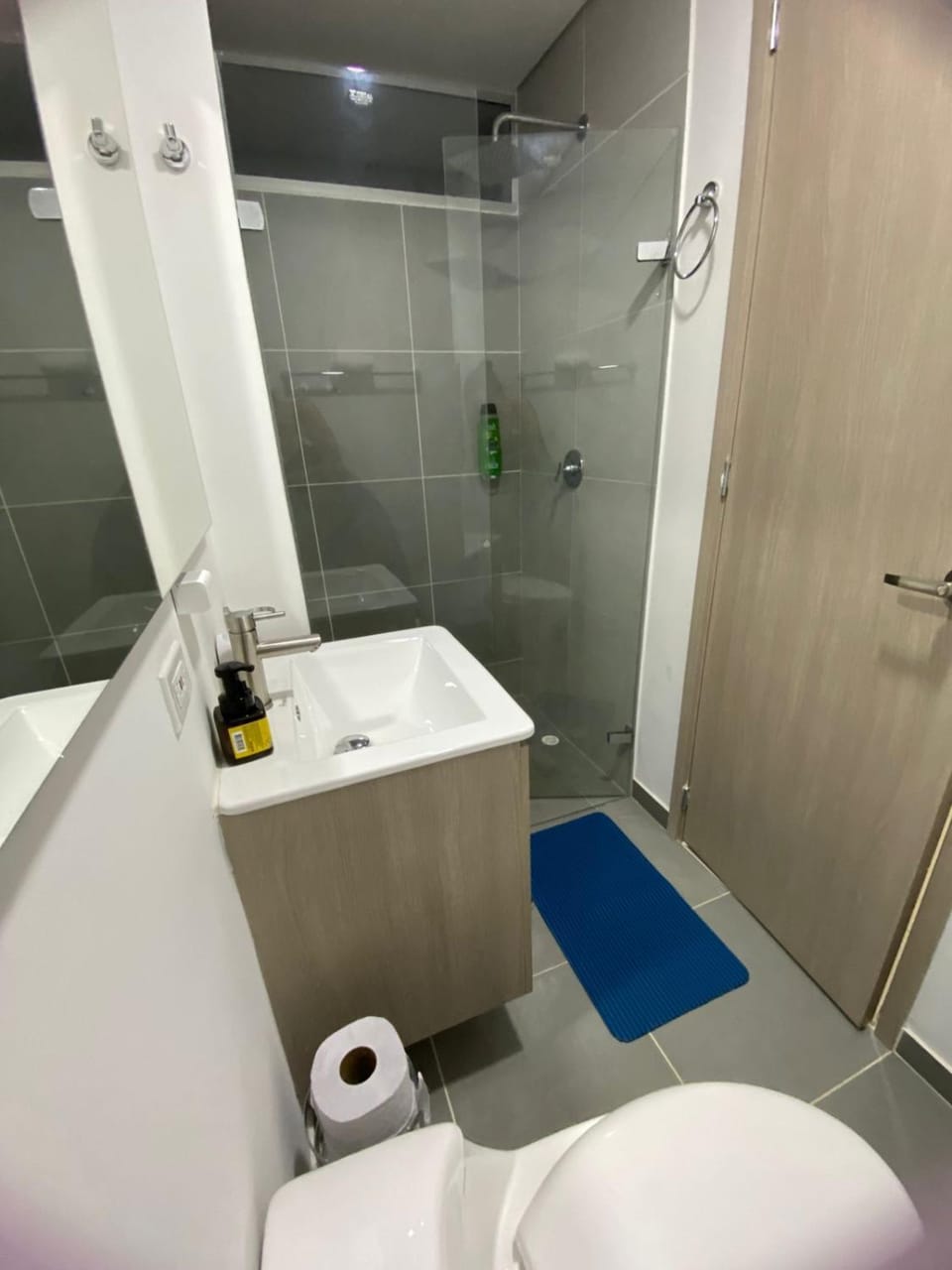 Shower, Toilet, Bathroom, towels