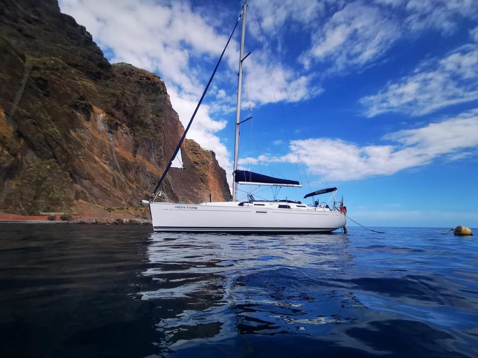 GreenStorm Yacht Rental Docked boat in Funchal