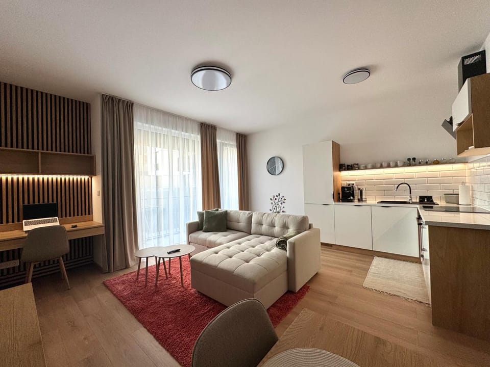 Kitchen or kitchenette, Living room