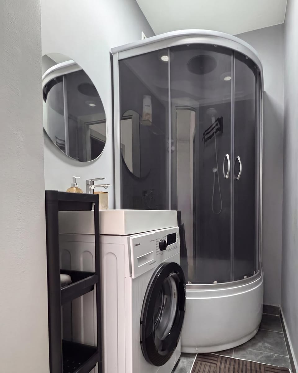 Shower, Bathroom, washing machine