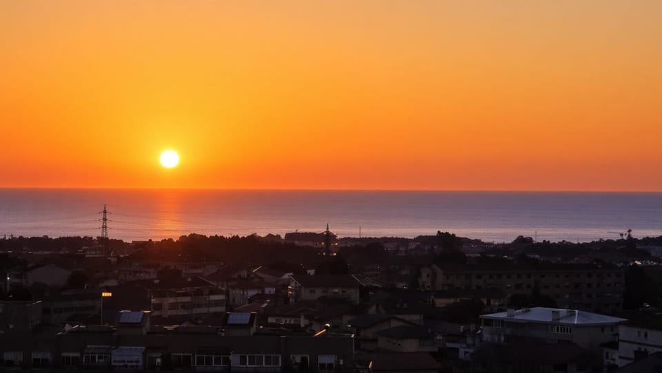 View (from property/room), Balcony/Terrace, Sea view, Sunset
