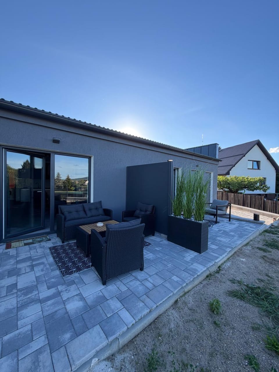 Property building, Patio