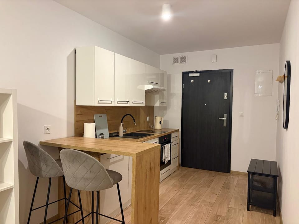 Kitchen or kitchenette, Dining area, oven, stove