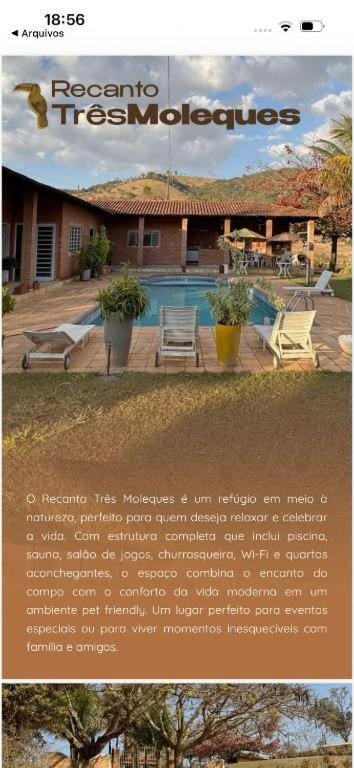 Recanto 3 Moleques House in State of São Paulo